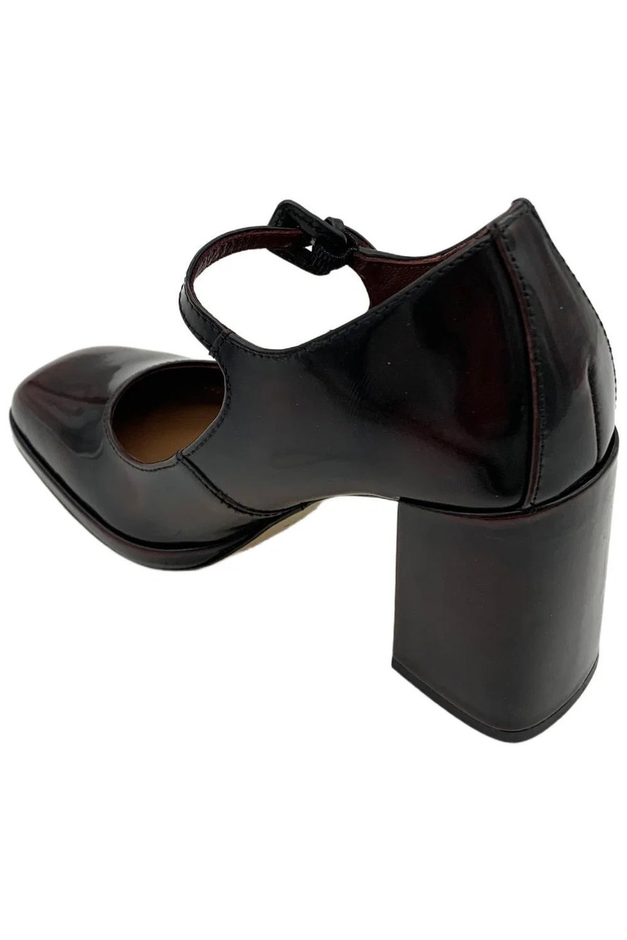 Donald Pliner Women's Rosalita Heeled Mary Jane Pump Bordeaux - Medium - Picture 3 of 3